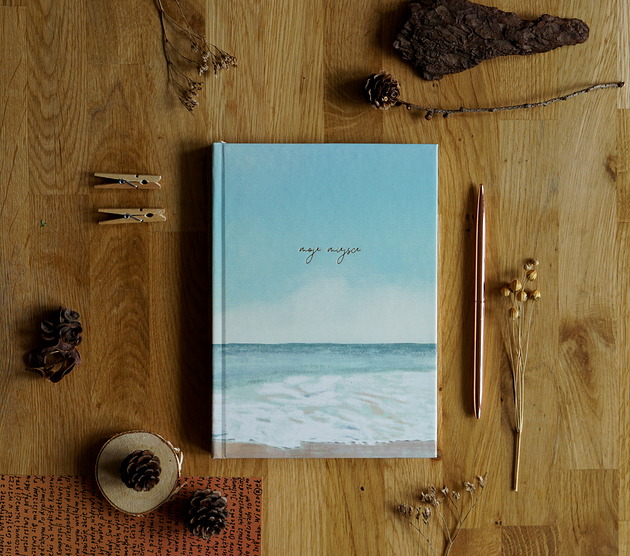 notatniki i albumy Notes w kropki A5 Góry Akwarelowe