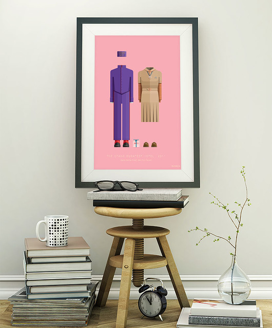 plakaty Grand Budapest Hotel - plakat 50x70 cm fine art