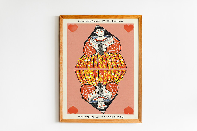 plakaty Plakat  Królowa / wersja różowa