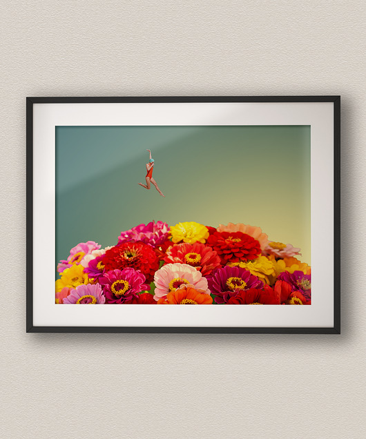 plakaty Plakat poziomy Wiosna - Kolaż Fine Art