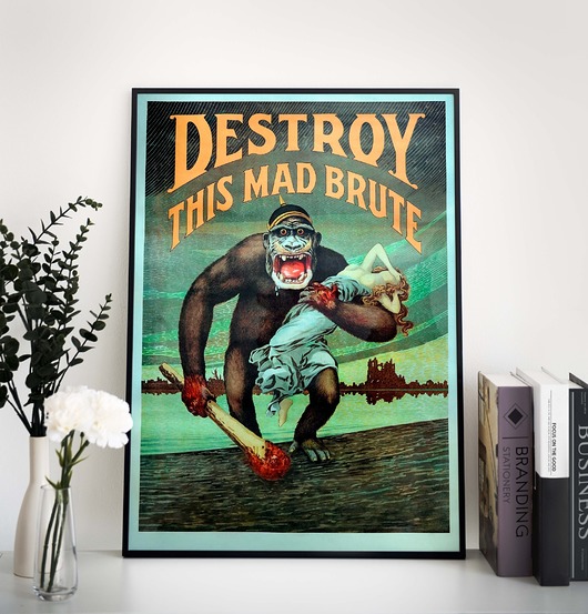 plakaty Plakat retro- Destroy