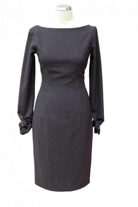 Dress with long sleeves 36 ZAMÓWIENIE Kasia Zapała