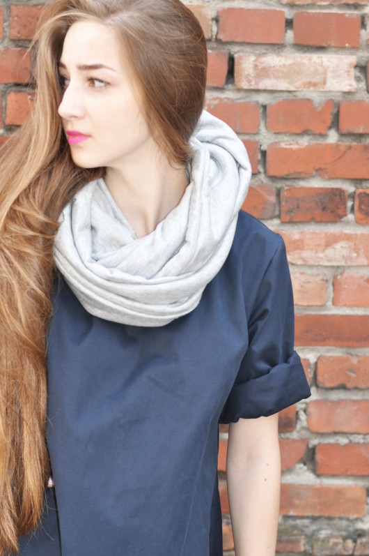 Szal komin Cozy Grey magicboxshop