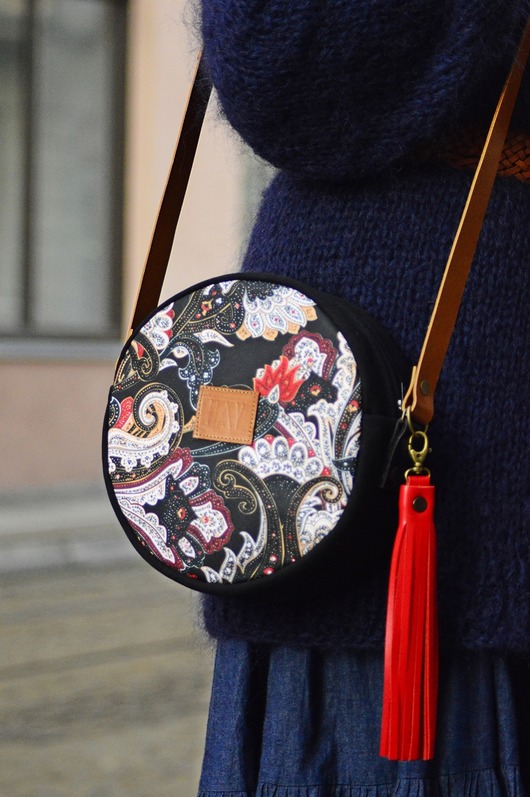 Torebka Okrąglak Paisley MAY