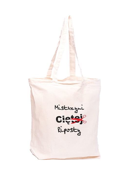 Torba z nadrukiem - MISTRZYNI CIĘTEJ RIPOSTY (S) AllbagAllprints