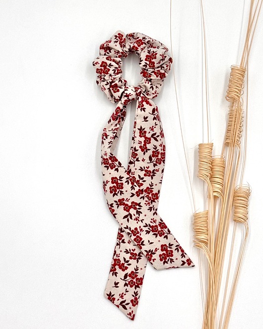 gumki do włosów Scrunchie/frotka bow z ogonkami