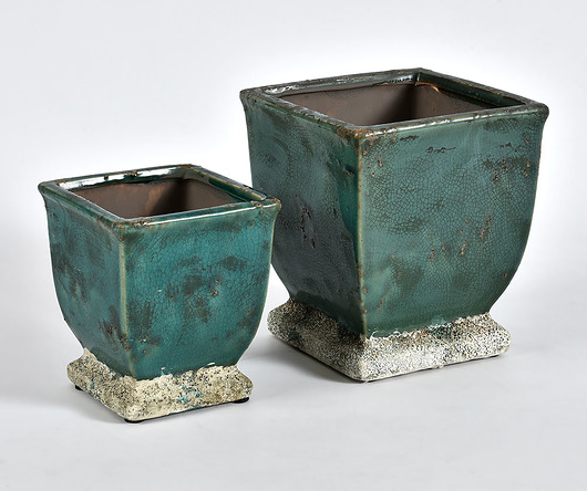 Donica, doniczka, osłonka Verona, cermika, 19 cm Home Design