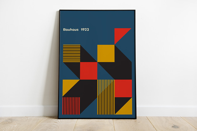 grafiki i ilustracje Bauhaus - plakat wystawowy