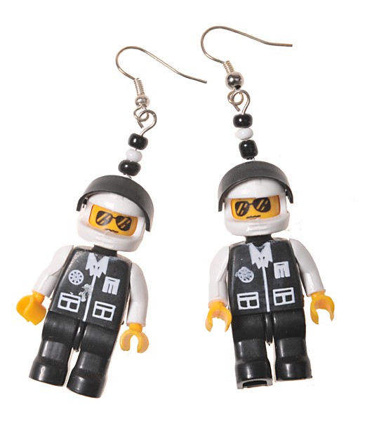 Kolczyki Lego Policjanci TWINS