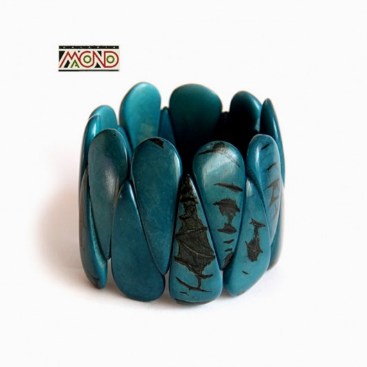  Kolumbijska bransoletka z palmy Tagua (016) Galeria Macondo