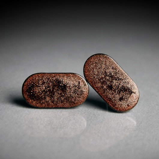 kolczyki ceramiczne PILL/stal chirurgiczna/