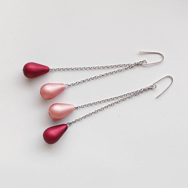 kolczyki z kamieniami Kolczyki OKRĄG