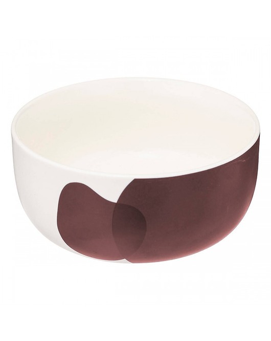 miski i misy Miska Porcelanowa Bicchiere Brązowa 500 ml