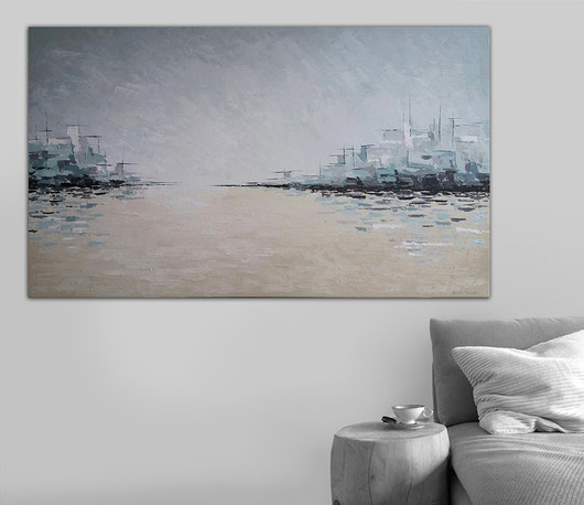 Płótno 70x120 cm, obraz farbami akrylowymi  Beata Jarecka
