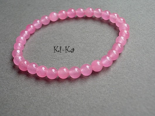 Basic pink - bransoletka KiKa pracownia