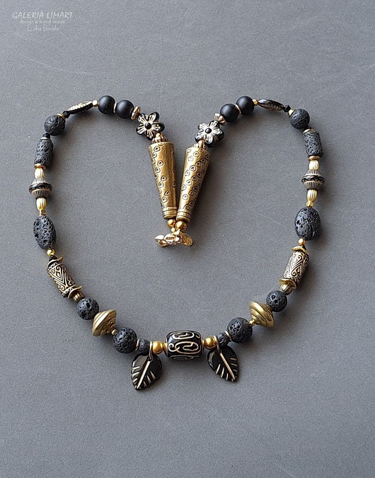 naszyjniki - inne Naszyjnik handmade w ciekawym stylu etno znakomity prezent dla każdej kobiety
