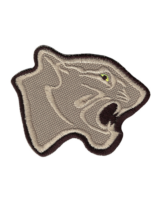 naszywki na ubrania Naszywka naprasowanka PANTERA BEŻOWA termoprzylepna haft 8x6,5cm