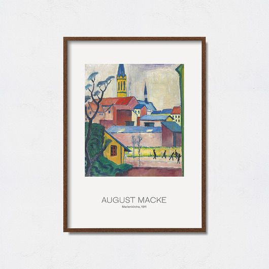 plakaty August Macke plakat wystawowy