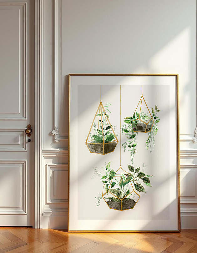 grafiki i ilustracje Ilustracja botaniczna  50x70 cm