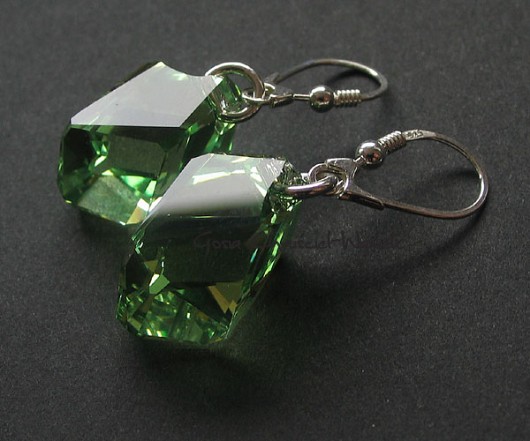kryształ Swarovski i srebro. Gosia Chruściel-Waniek