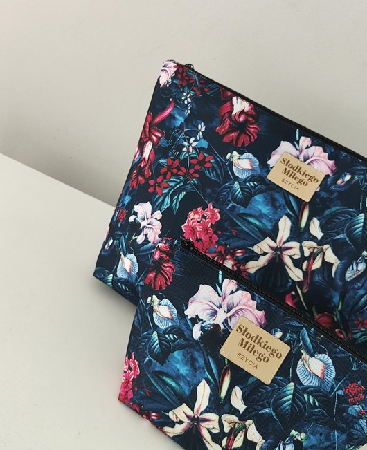 kosmetyczki Duża Kosmetyczka Dark Flora