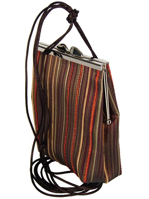 Mini :: stripped brown & orange :: yamira