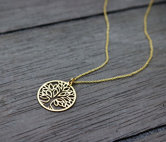  Naszyjnik z medalionem "drzewo życia"- srebro Coccola JEWELLERY
