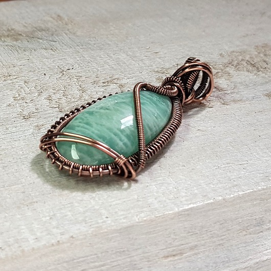 wisiory Amazonit - kamień młodości m231