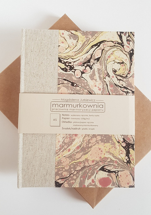 Notes, szkicownik marmurkownia