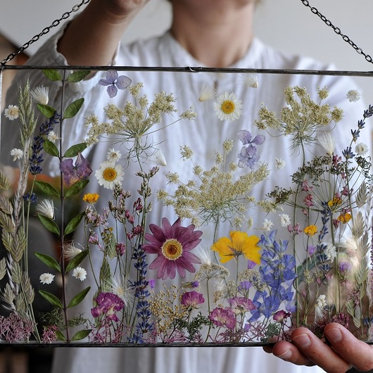 Ozdoby na ścianę Kwiaty polskie. Dekor A4