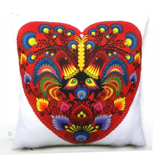 Poduszka serce ludowe Gaul Designs