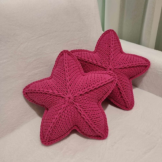 poduszki plecione Poduszka gwiazda że sznurka 40cm
