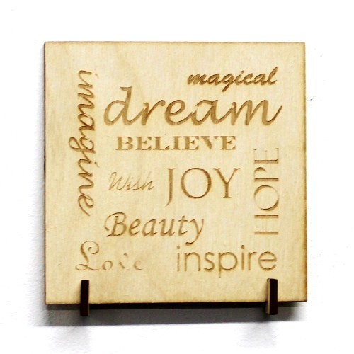 Wooden Decoration Magical Dream... by Daffne LOVINA PRINTS