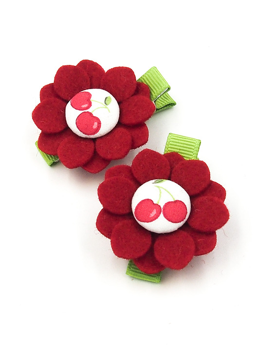 ozdoby do włosów dla dzieci Spinki do włosów kwiatki wisienki Sweet Cherry