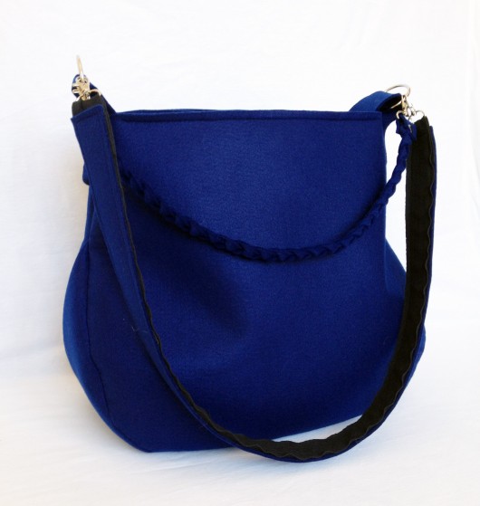 Wiosna 2013 CityFelt - miejska torba granat Totostyle