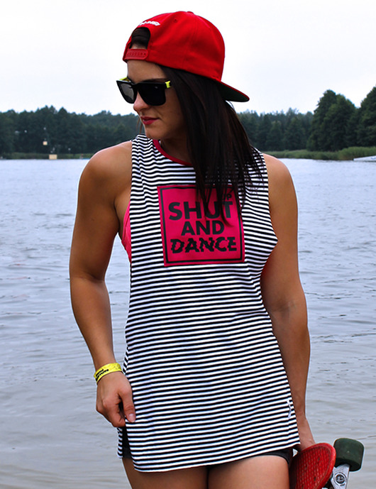 Tank Top Shut Up and Dance Brain Inside