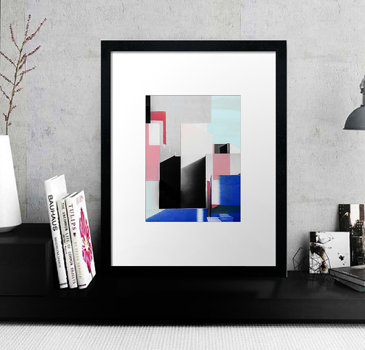 Plakat Grafika autorski wzór "City 1" ThinLine