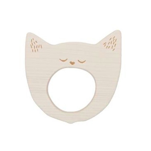 WOODEN STORY Gryzak Yawning Cat WoodenStory
