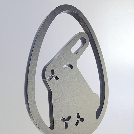 BUNNY EGG black/satin/S YUKIKO