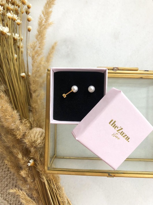 kolczyki - inne Minimalistyczne kolczyki z perełkami