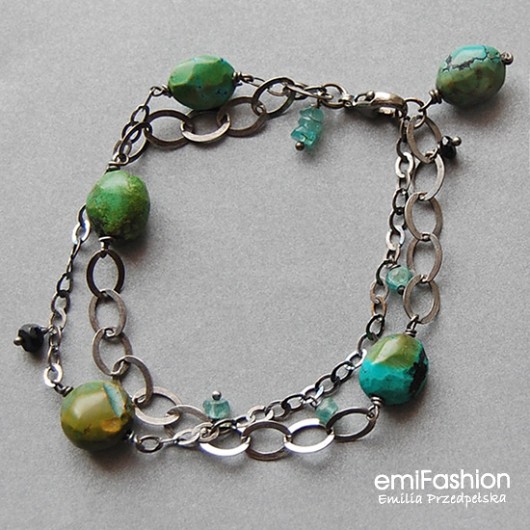 Turkus, Apatyt i Spinel MAREMI Jewelry