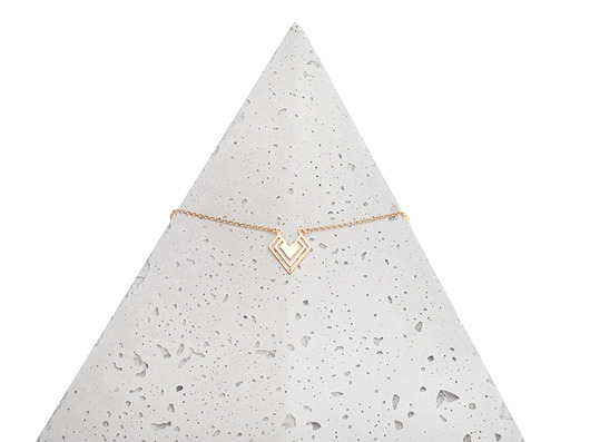 Geometryczny minimalistyczny naszyjnik CLASSIC La Femme Jewellery