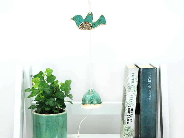 Ozdoby na ścianę Łapacz wiatru - ozdoba wisząca w stylu boho