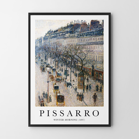 plakaty Plakat Pissarro Winter Morning