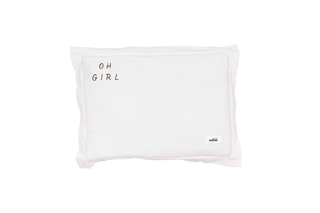 poduszki do pokoju dziecka Poduszka OH GIRL washed ecru S