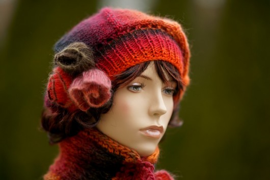 Komplet &quot;Vintage green orange&quot;  HERBE DESIGN