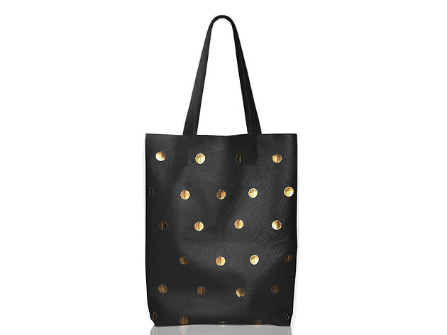 torby na ramię Worek w złote kropki