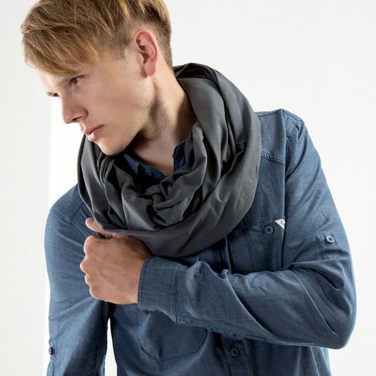 Dzianinowy Komin XXL 2x większy GRAFIT CADOaccessories