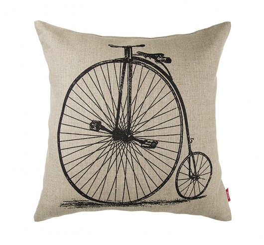 Poduszka Linen Bike almadecasa