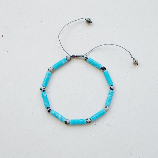 bransoletki z kamieni naturalnych Odcienie błękitu Bransoletka